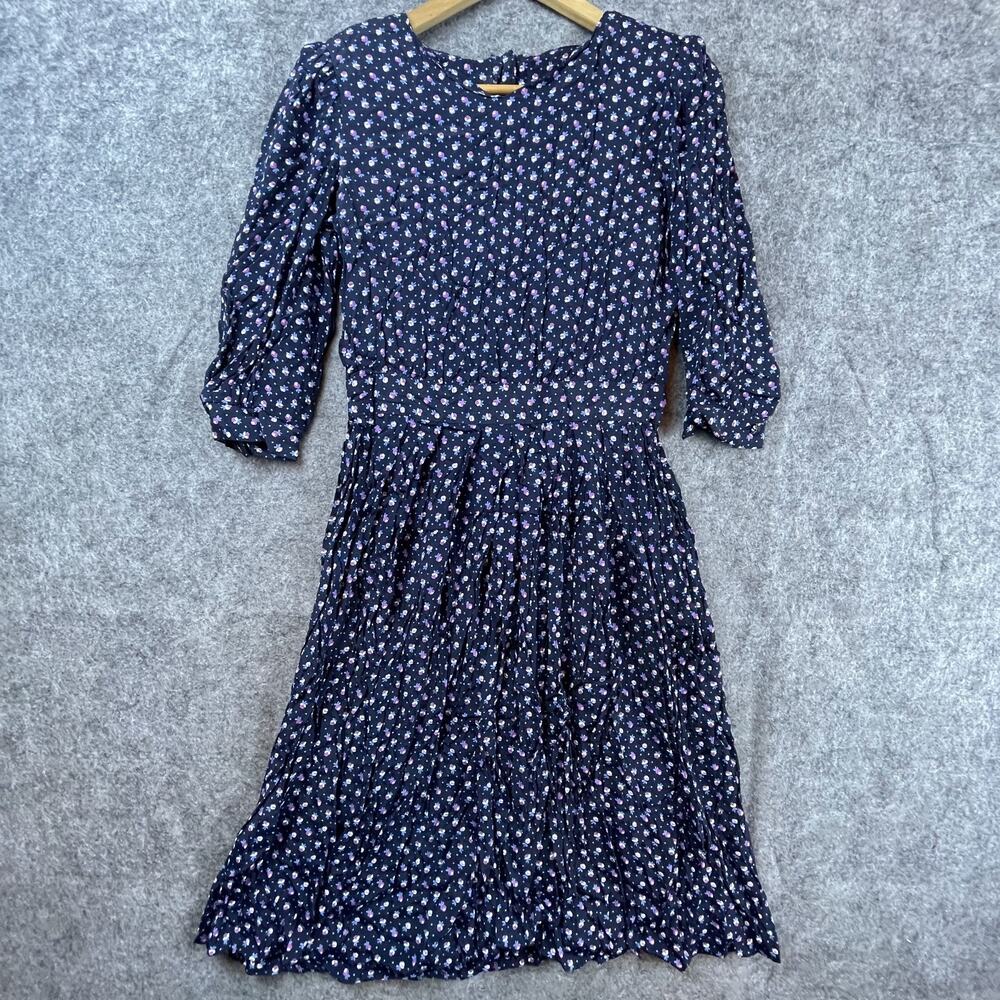 Vintage Karin Stevens x Steven Stoller Dress Womens 10 Romantic 90s Cottage Boho